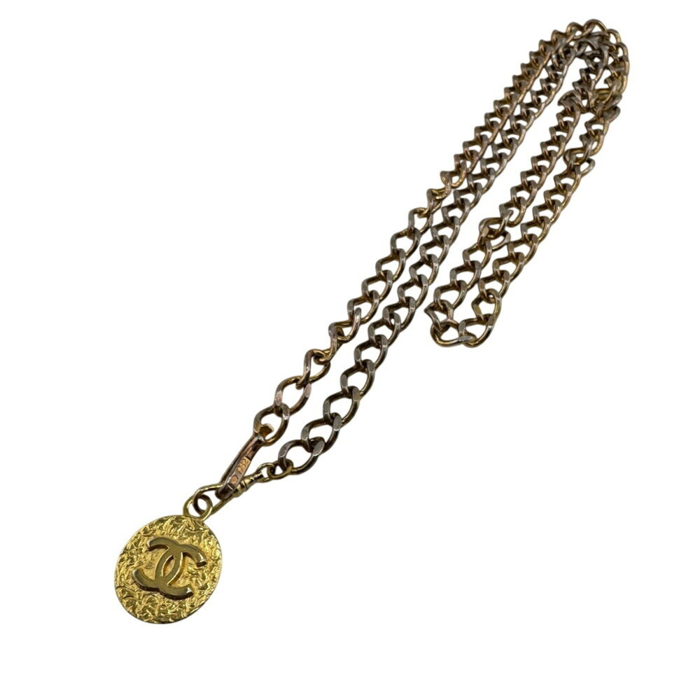 CHANEL Gold Logo Necklace - Picture 2 of 9